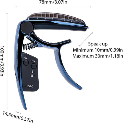 Rechargeable Capo Tuner